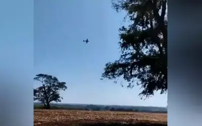 VÍDEO: FAB teria abatido aeronave suspeita na divisa entre SP e Mato Grosso do Sul